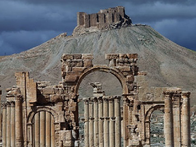 The beautiful, ancient city of Palmyra fell to IS in May.Source:AP